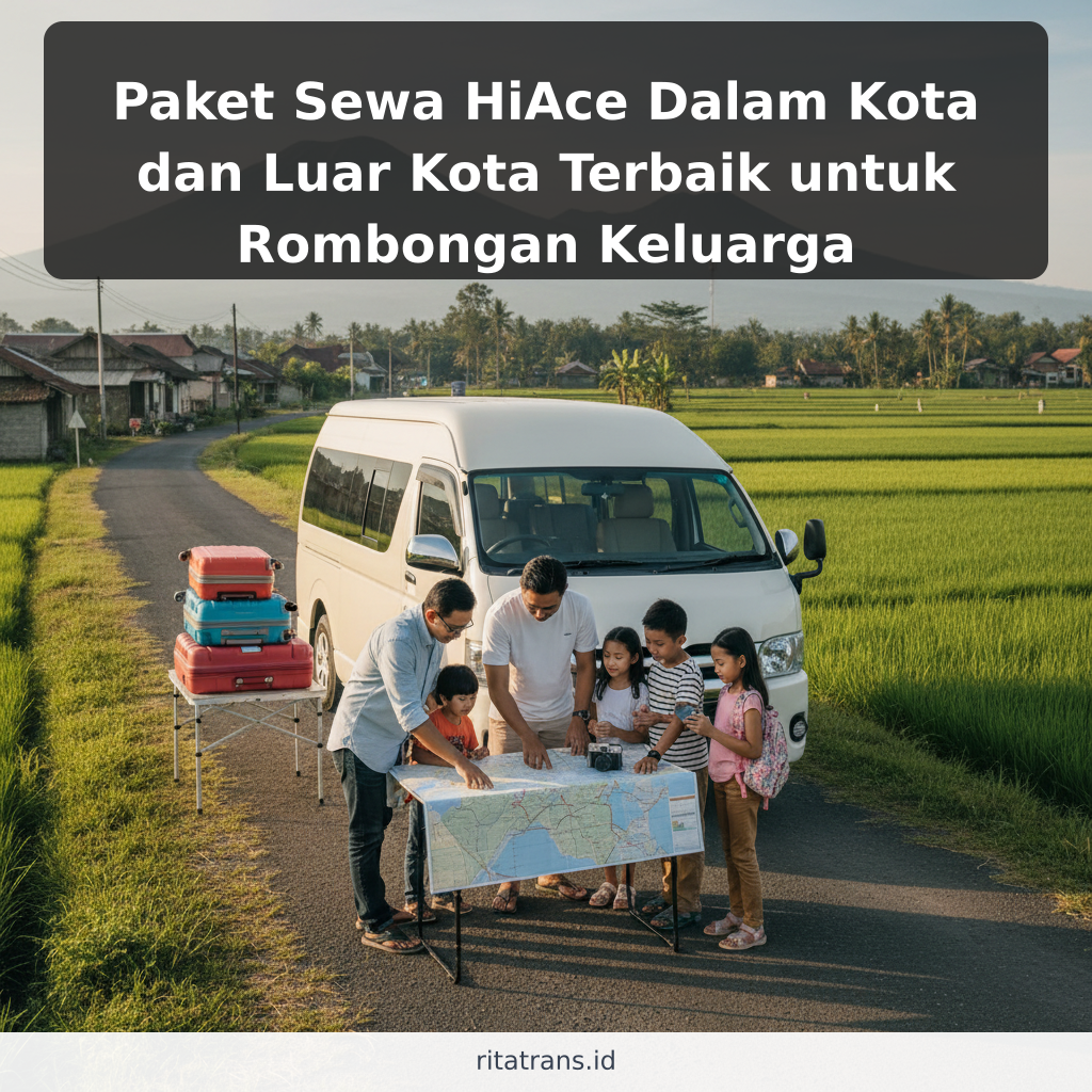 Paket Sewa HiAce Dalam Kota dan Luar Kota Terbaik untuk Rombongan Keluarga